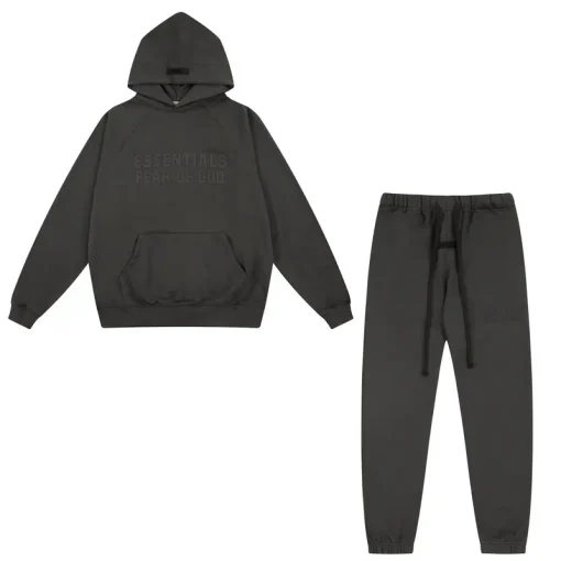 Fear Of God ESSENTIALS Tracksuit Set Black