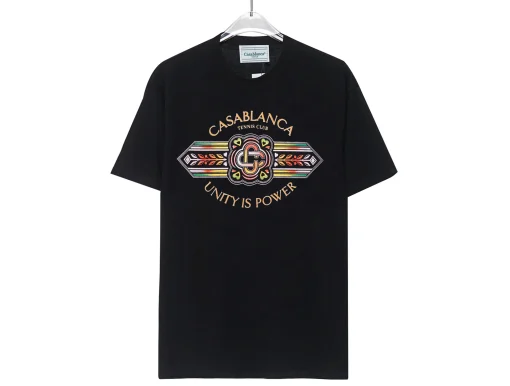 Casablanca Unity Is Power T-Shirt Black