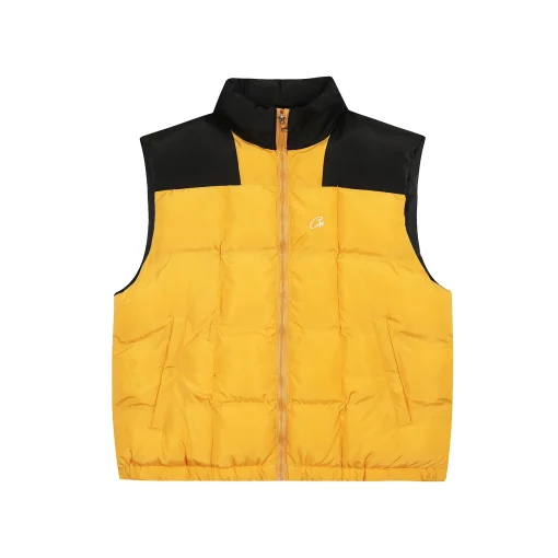 Cotton Vest Jacket Yellow/ Black