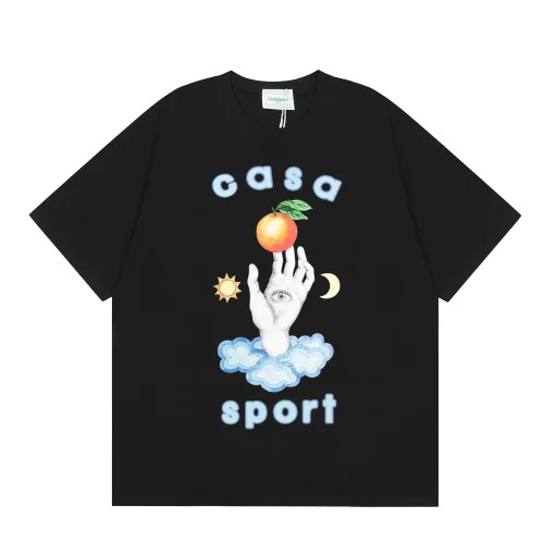 Casablanca Tennis Club T-shirt Black