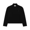 Ami Long Sleeve Polo Shirt Black