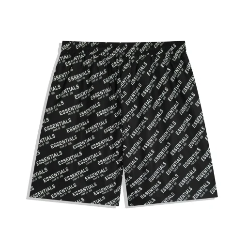 Fear of God Essentials all-over Print Shorts Black