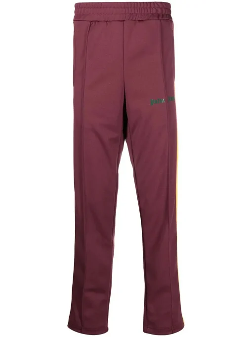 Palm Angels College Track Pants Burgundy