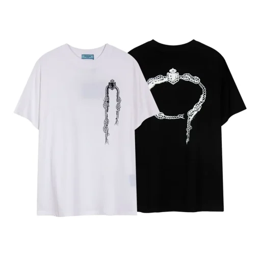 Prada T-shirt White Black