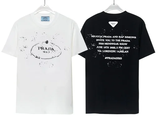 Prada T-shirt White Black