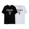 Prada Milano Logo T-shirt Black White
