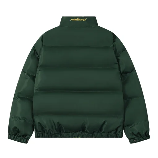 Corteiz Alcatraz Classic Hooded Down Puffer Jacket Green