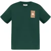 CASABLANCA logo-print T-shirt Racing green