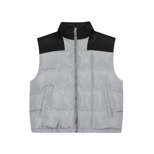 Cotton Vest Jacket Grey