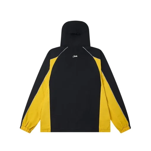 Corteiz Spring Windbreaker Jacket Black Yellow