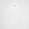 Prada Triangle-logo Cotton T-shirt White
