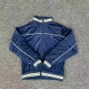 Corteiz CRTZ VVS Uptown Velour Track Jacket Navy