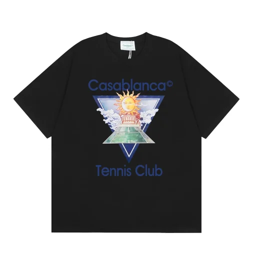 Casablanca Tennis Club T-shirt Black