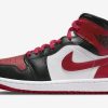 Nike Air Jordan 1 Mid Alternate Bred Toe