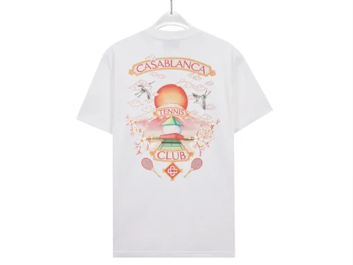 CASABLANCA Logo T Shirt White