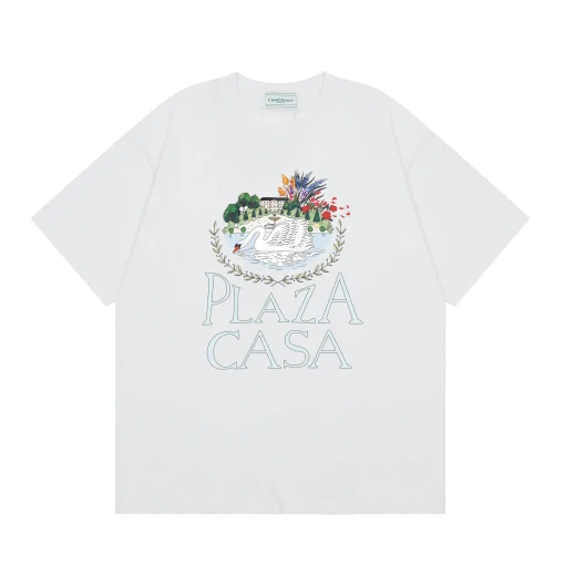 Casablanca Plaza Casa T-shirt White