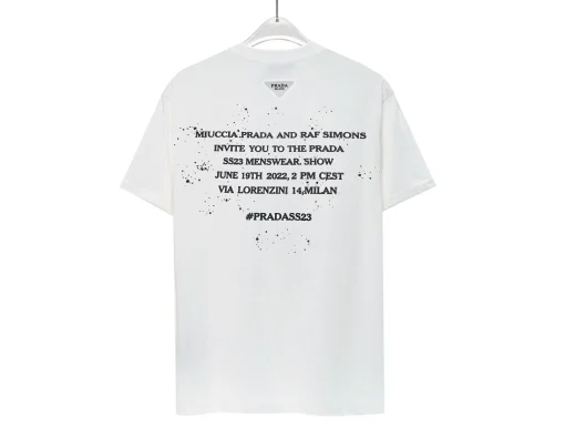 Prada T-shirt White Black