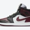 Nike Air Jordan 1 Mid SE Black Dark Beetroot