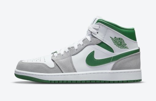 Nike Air Jordan 1 Mid SE Grey Green