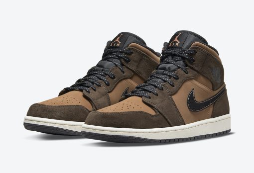 Nike Air Jordan 1 Mid SE Dark Chocolate