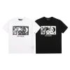 Palm Angels Graphic Print Crew Neck T-Shirt Black