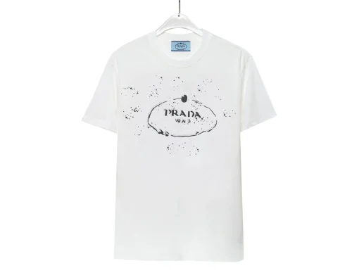 Prada T-shirt White Black