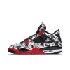 NIKE AIR JORDAN 4 BLACK X WHITE X RED