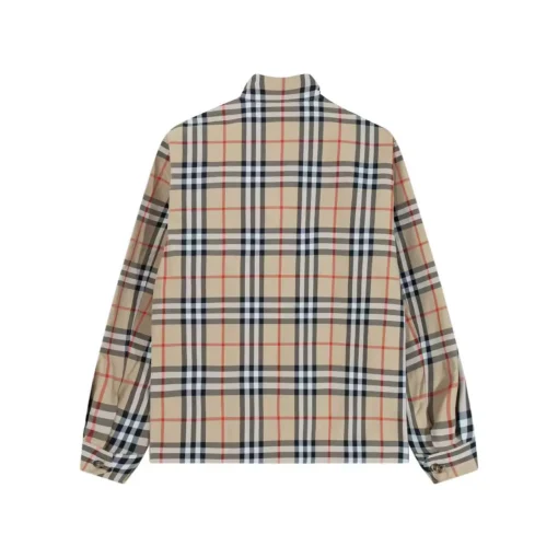 Burberry Check Harrington Jacket Lichen Beige