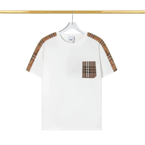 Burberry Check Pocket T-shirt White