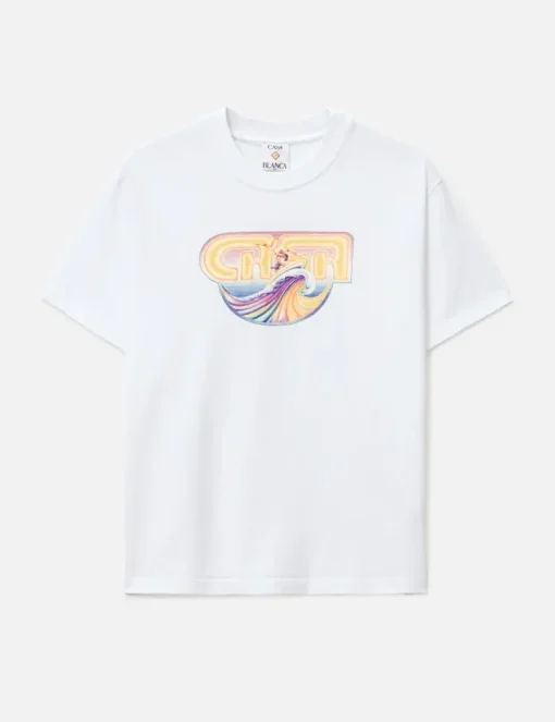 Casablanca Surf Printed T-shirt White