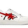 A Bathing Ape Bape Sta Low Shark White