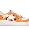 A Bathing Ape Bape Sta Low Color Block Shark Orange