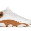 Air Jordan 13 Retro Wheat Sneaker White/ Brown