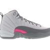 Jordan 12 Retro Wolf Grey Vivid Pink (GS)