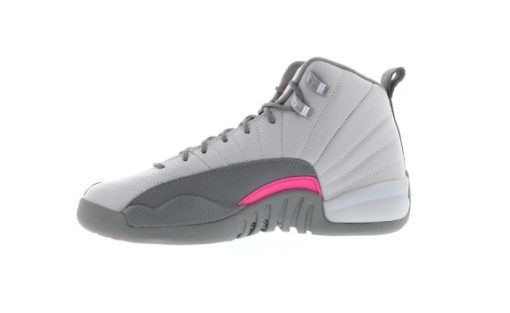 Jordan 12 Retro Wolf Grey Vivid Pink (GS)
