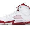 Jordan 5 Retro White Pink Red (GS)