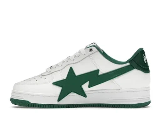 A Bathing Ape Bape Sta OS #2 White Green