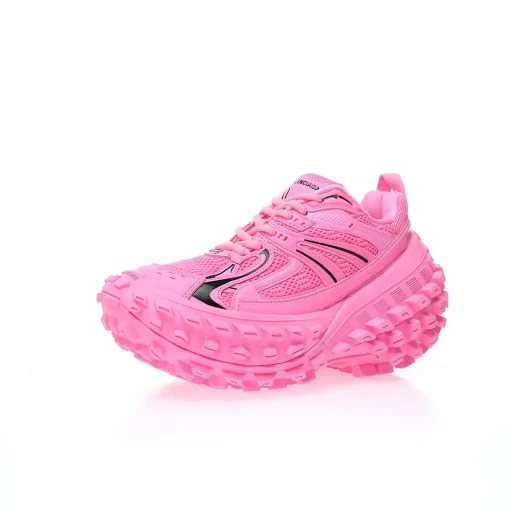 BALENCIAGA Defender Rubber Platform Sneakers pink