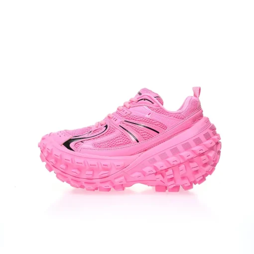 BALENCIAGA Defender Rubber Platform Sneakers pink