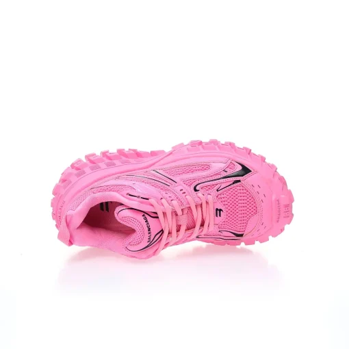 BALENCIAGA Defender Rubber Platform Sneakers pink
