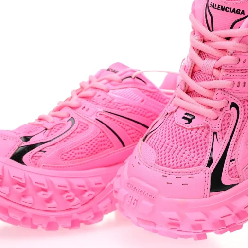 BALENCIAGA Defender Rubber Platform Sneakers pink