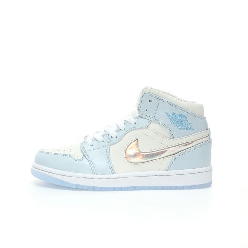 Nike Wmns Air Jordan 1 Mid SE”Glitter Swoosh”
