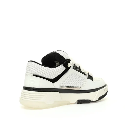 Amiri MA-1 Low-Top Sneakers – White & Black Luxury Skate-Inspired Shoes
