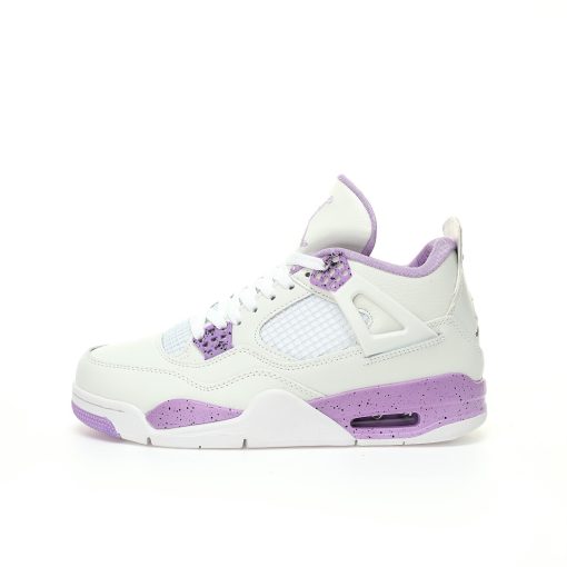 Nike Wmns Air Jordan 4 Retro”White Purple”