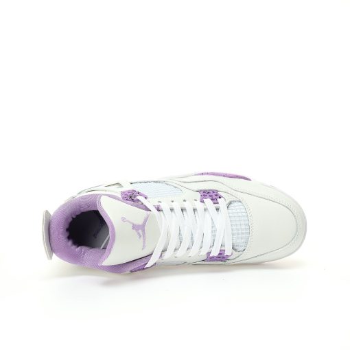 Nike Wmns Air Jordan 4 Retro”White Purple”