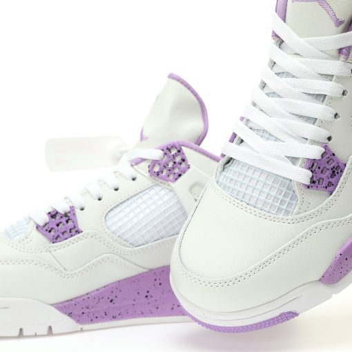 Nike Wmns Air Jordan 4 Retro”White Purple”