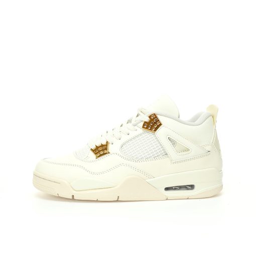 Nike Wmns Air Jordan 4 OG”Sail Metallic Gold”