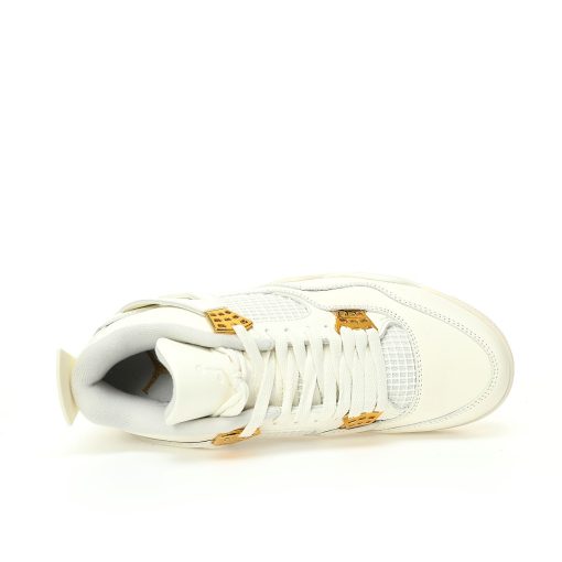 Nike Wmns Air Jordan 4 OG”Sail Metallic Gold”