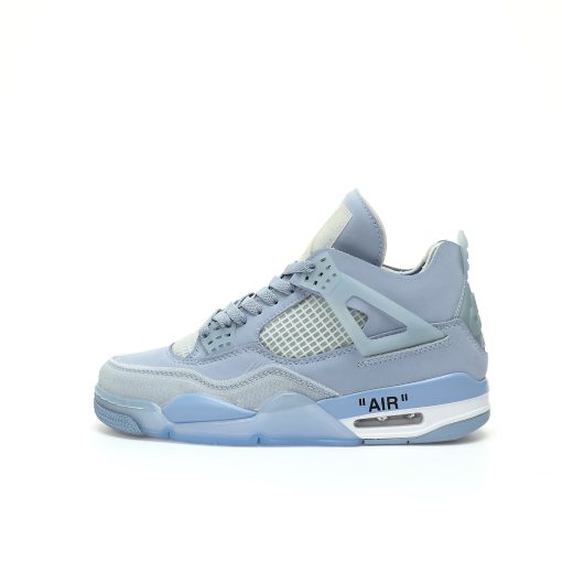 Off-White™ x Nike Air Jordan 4 Retro”Light Blue/Purple”