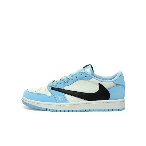 Louis Vuitton x Travis Scott x Nike Air Jordan 1 Low OG SP”UNC”